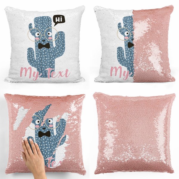 Llama shop sequin pillow