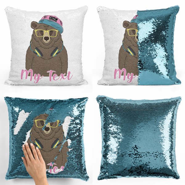 Custom Magic Sequins Pillow Photo Pillowcase | Gifts | Custom Photo Gifts | Magic Pillows